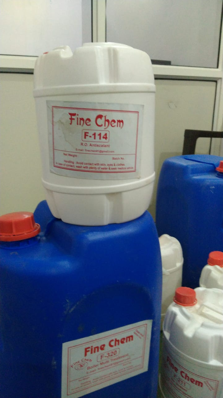 F-211 De-Scalant Jerry Can with Flaxseed Information Label